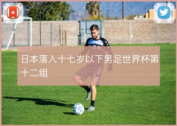 日本落入十七岁以下男足世界杯第十二组